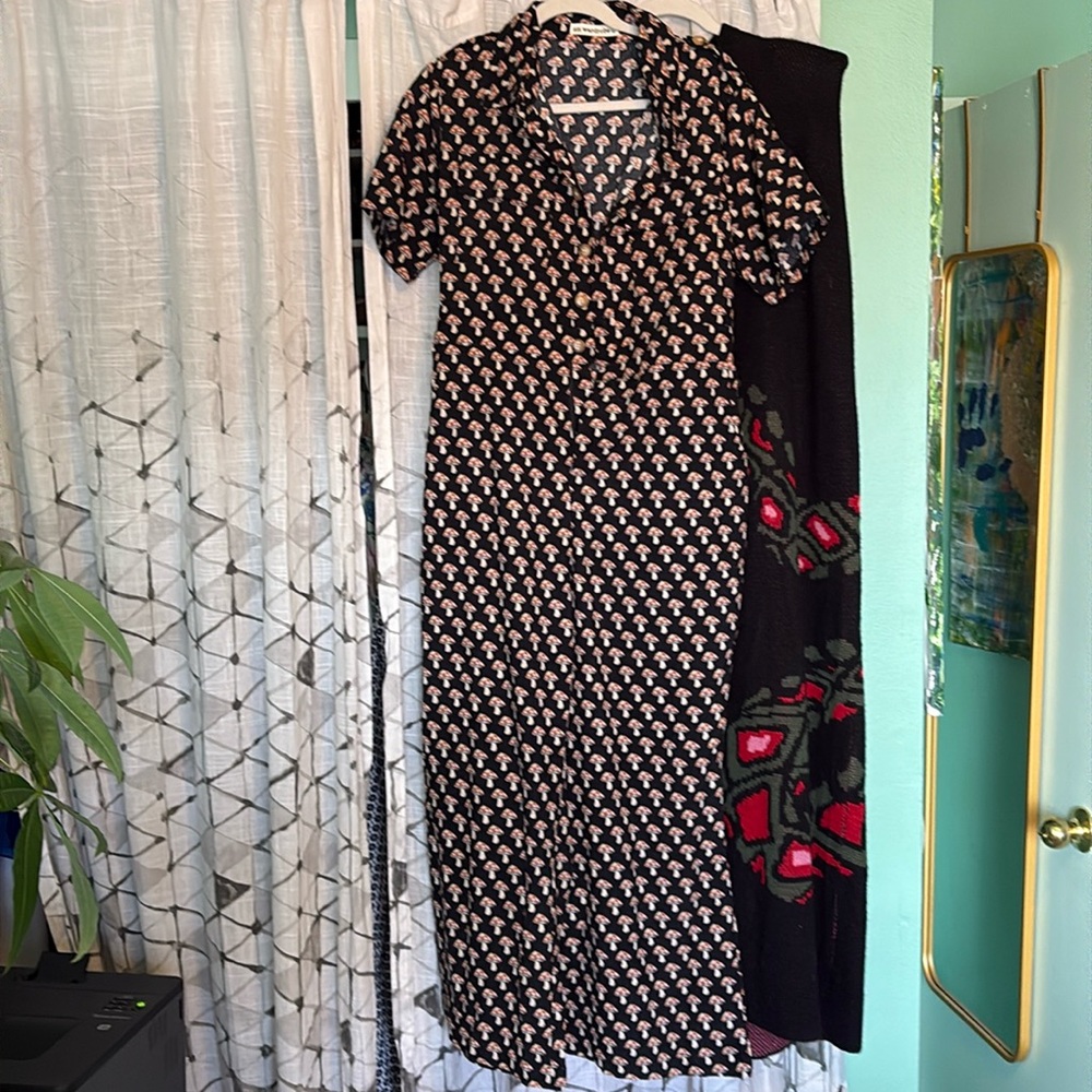 Mushroom printed jumpsuit size L